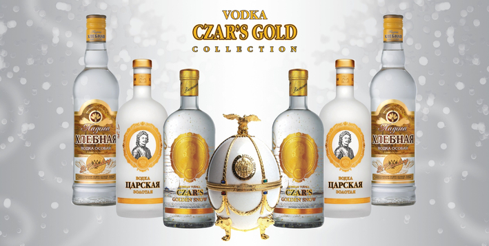 Vodka Collection Imperial Gold www.luxfood-shop.fr